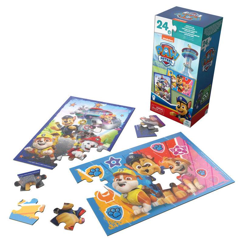 SPIN MASTER Paw Patrol - Rompecabezas 3D - Pack Puzzles |