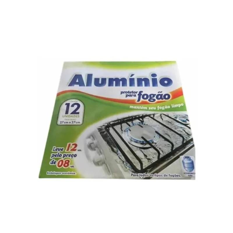 Papel Aluminio Protector De Cocina, 12 Un