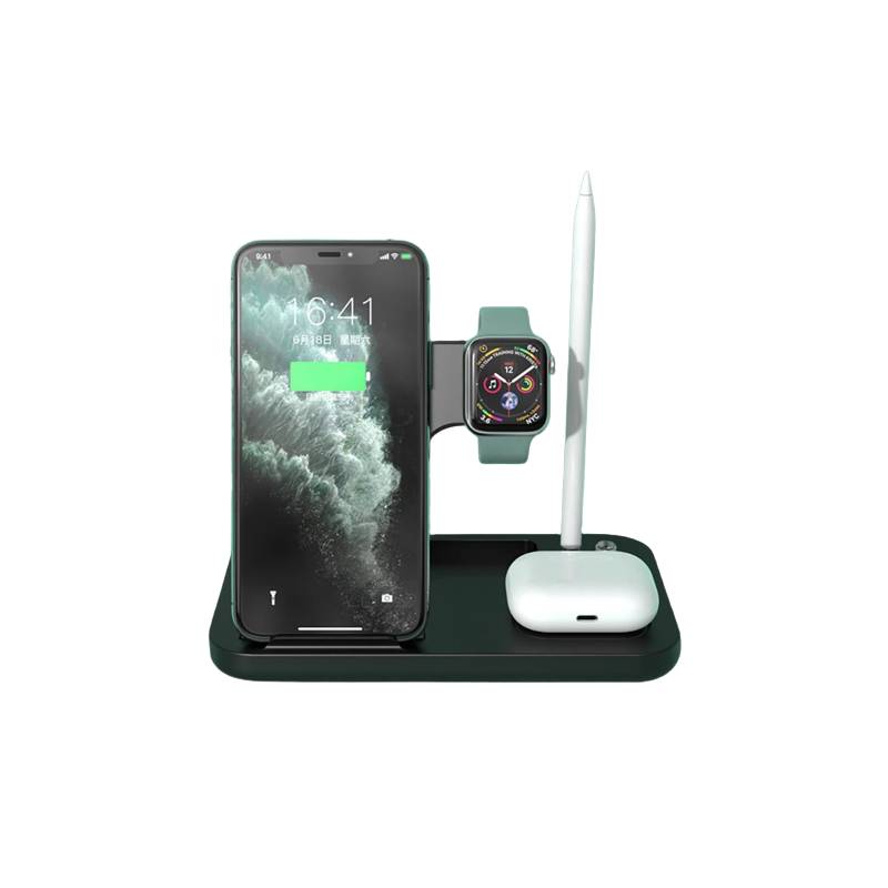 Dusted Base Carga Inalámbrica 3 En 1, Carga Smartphone Smartwatch Audífonos  –