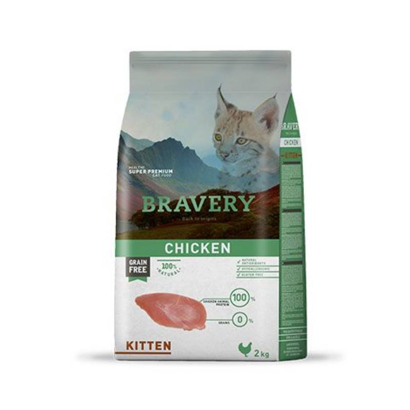BRAVERY - Bravery Kitten Pollo 2kg