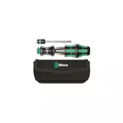 WERA - Kit Destornillador Porta Puntas con Bolso Kraftform Kompakt 20 Tool Finder 1 (7 Piezas)