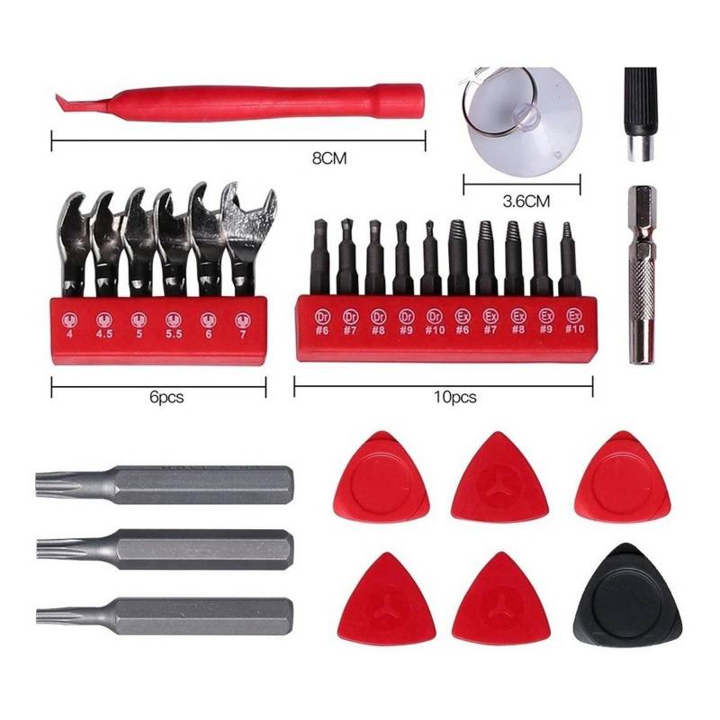 Set Kit Juego Destornillador Precisión Magnéticos 135 En 1