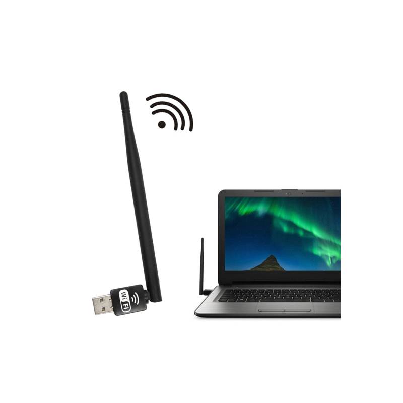 Receptor Adaptador Wifi Para Pc Laptop Usb Antena 300 Mbps GENERICO
