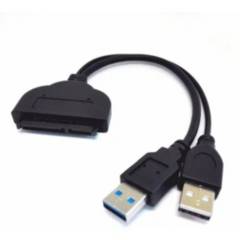 GENERICO - Adaptador USB Doble 3.0 Para Discos Duros W-13521 Welife