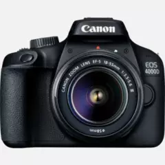 CANON - Cámara Canon EOS 4000D DSLR con Lente 18-55mm III