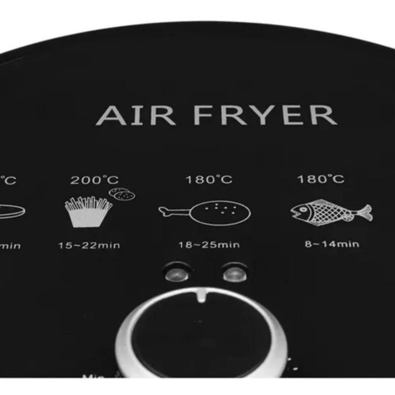 Freidora Sin Aceite AirFryer Digital 8 Litros Manual y Desde Celular  GENERICO