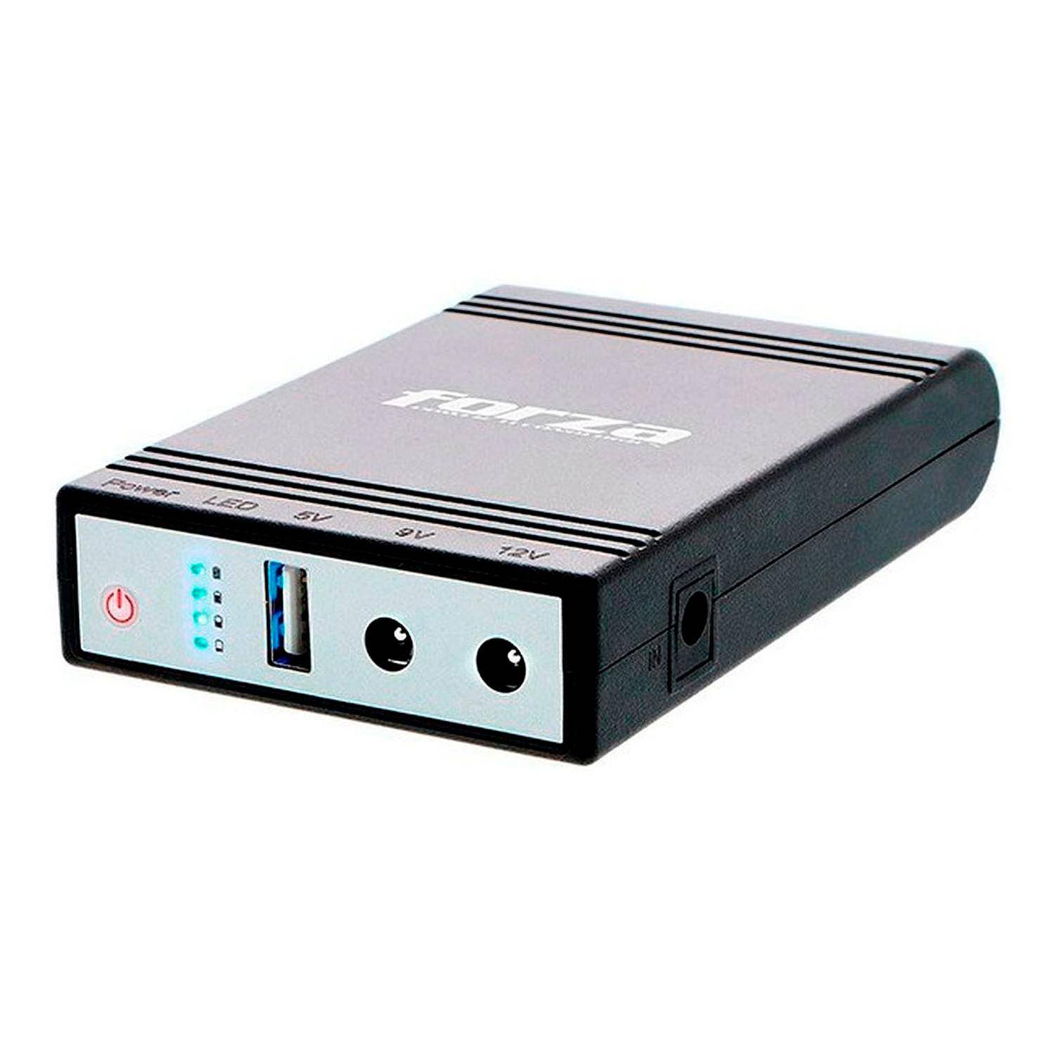 Mini-UPS Forza Portatil DC 14watts USB 5-9-12V