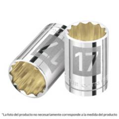TRUPER - Dado Poligonal Milimetrico Cuadrante 1/2  10mm Truper