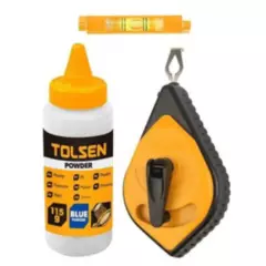 TOLSEN - Tizador Con Tiza Y Nivel 30mts Tolsen