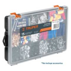 TRUPER - Organizador 15 Modulos 28x18x4.4cms Truper
