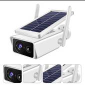 GENERICO - Camara Solar Seguridad Exterior e Interior Wifi Full HD