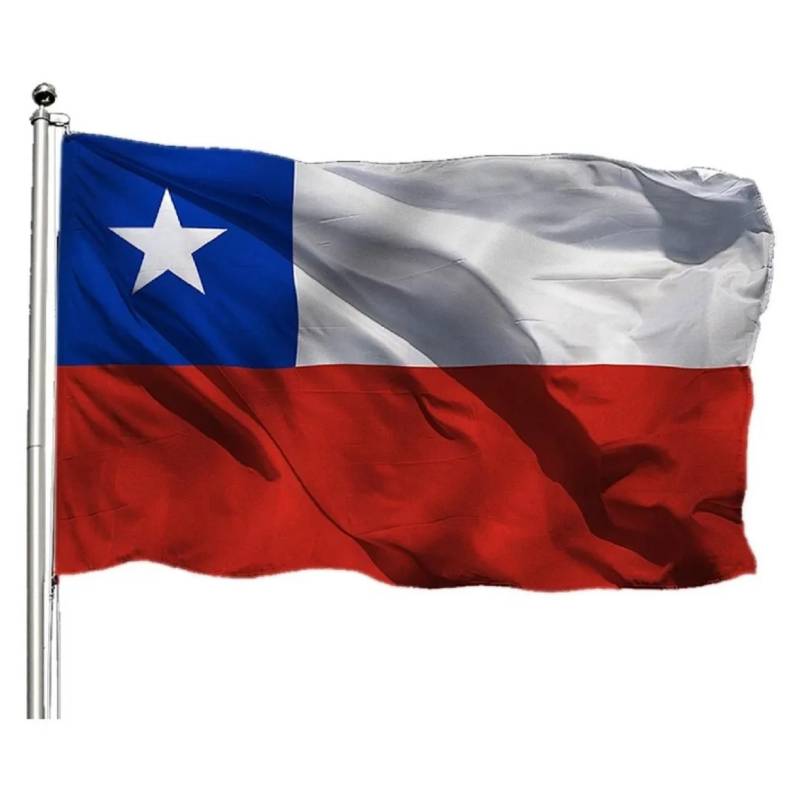 GENERICO - Banderas Chilenas Chicas Banderas Chilenas 60x90 Cm Banderas