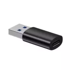 BASEUS - Baseus Ingenuity Series Adaptador mini USB 3.1 OTG a USB tipo C Negro