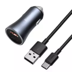 BASEUS - Baseus Cargador Golden Contactor Pro USB Tipo C / USB 40 W Power 3.0