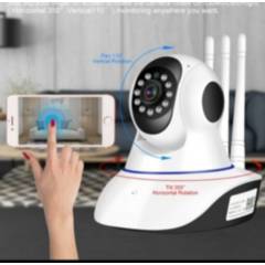 GENERICO - Camar Seguridad Robotizada IP 3 Antenas-Vision Nocturna