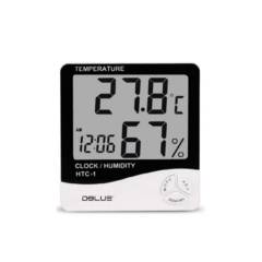 DBLUE - Reloj Digital Medidor de Temperatura y Humedad Dblue