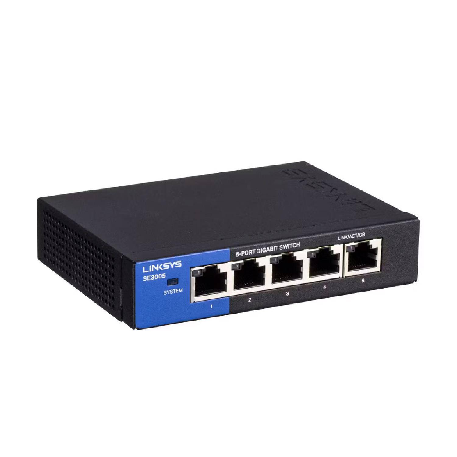 LINKSYS Switch Ethernet Gigabit 5 Puertos Linksys Se3005 10/100/1000