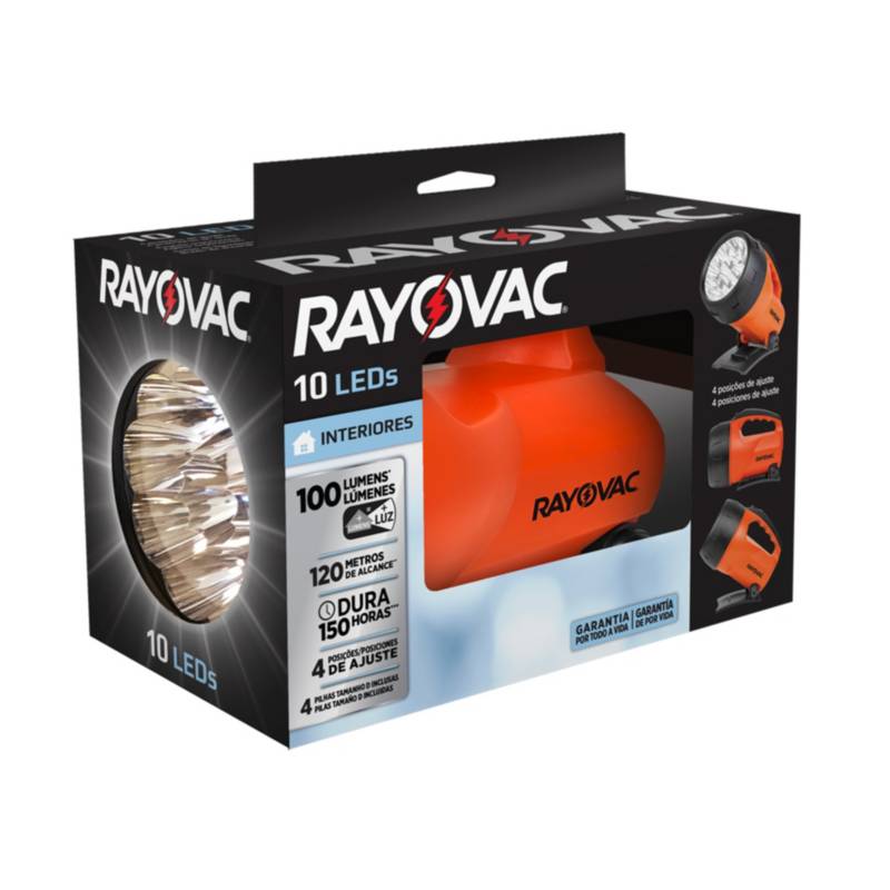 RAYOVAC - Foco Rayovac 10 Leds 100 Lumens Incluye Pilas / Superstore