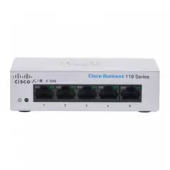 CISCO - Switch Cisco 5 Puertos Cbs110-5T-D - Gigabit Business