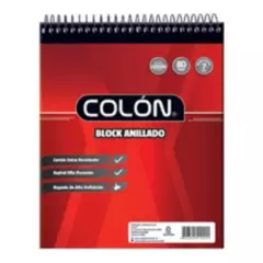 COLON - Block Colón Escolar Espiral Matemáticas 80 hojas 10 unidades