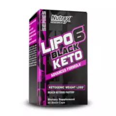 NUTREX RESEARCH - LIPO6 BLACK KETO 60 CAPS NUTREX