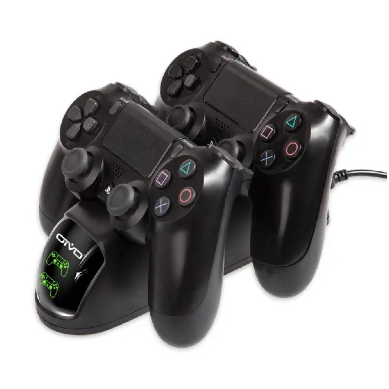 GENERICO Base Cargador Doble Control Joystick PlayStation 4 PS4