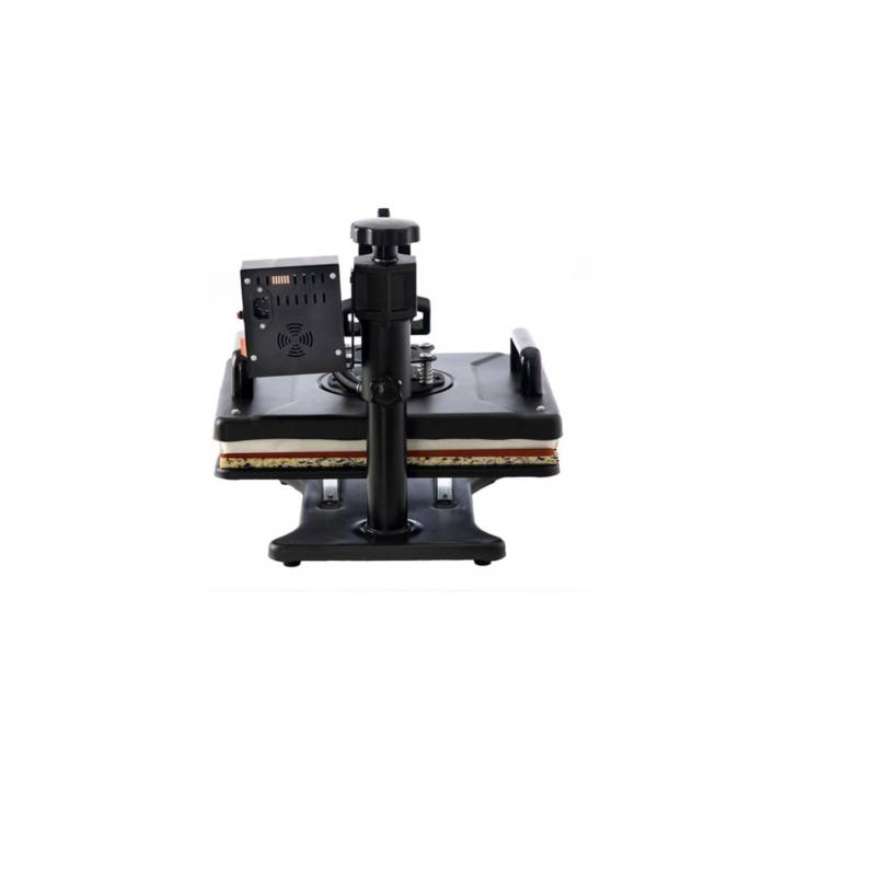 Máquina de prensa de calor para sublimación digital de 38 x 38 cm (15 x 15  pulgadas), para sombrero, taza, plato, 5 en 1, color negro