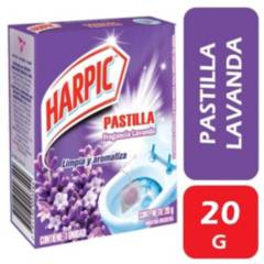 HARPIC - Pastilla Para Inodoros Lavanda 20gr Harpic