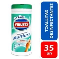 VIRUTEX - Toallitas Desinfectantes Multiuso Aroma Fresh 35un. Virutex