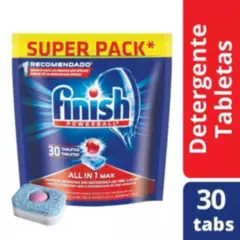 FINISH - Detergente En Tabletas Para Lavavajillas 30un. Finish