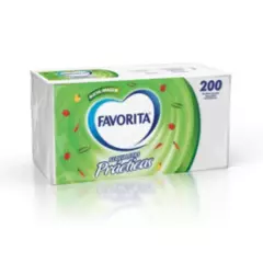 FAVORITA - Servilletas De Papel Prácticas 200un. Favorita