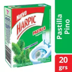 HARPIC - Pastilla Para Inodoros Pino 20gr Harpic
