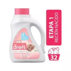 DREFT - Detergente Concentrado Para Bebes Etapa 1 1.36lts Dreft