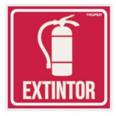 TRUPER - Letrero "Extintor" 19x19cms Truper