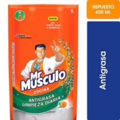 MR MUSCULO - Limpiador Antigrasa Doypack 450ml Mr. Musculo