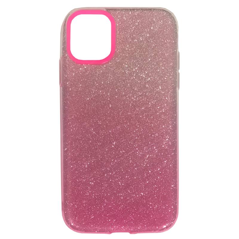 Carcasa Silicona Brillo Star iPhone 11 Pro Rosado