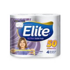 ELITE - Papel Higiénico Doble Hoja 4x50mts Elite