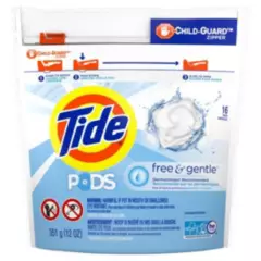 TIDE - Tide Detergente De Ropa Concentrado Free&gentle 16 Capsulas