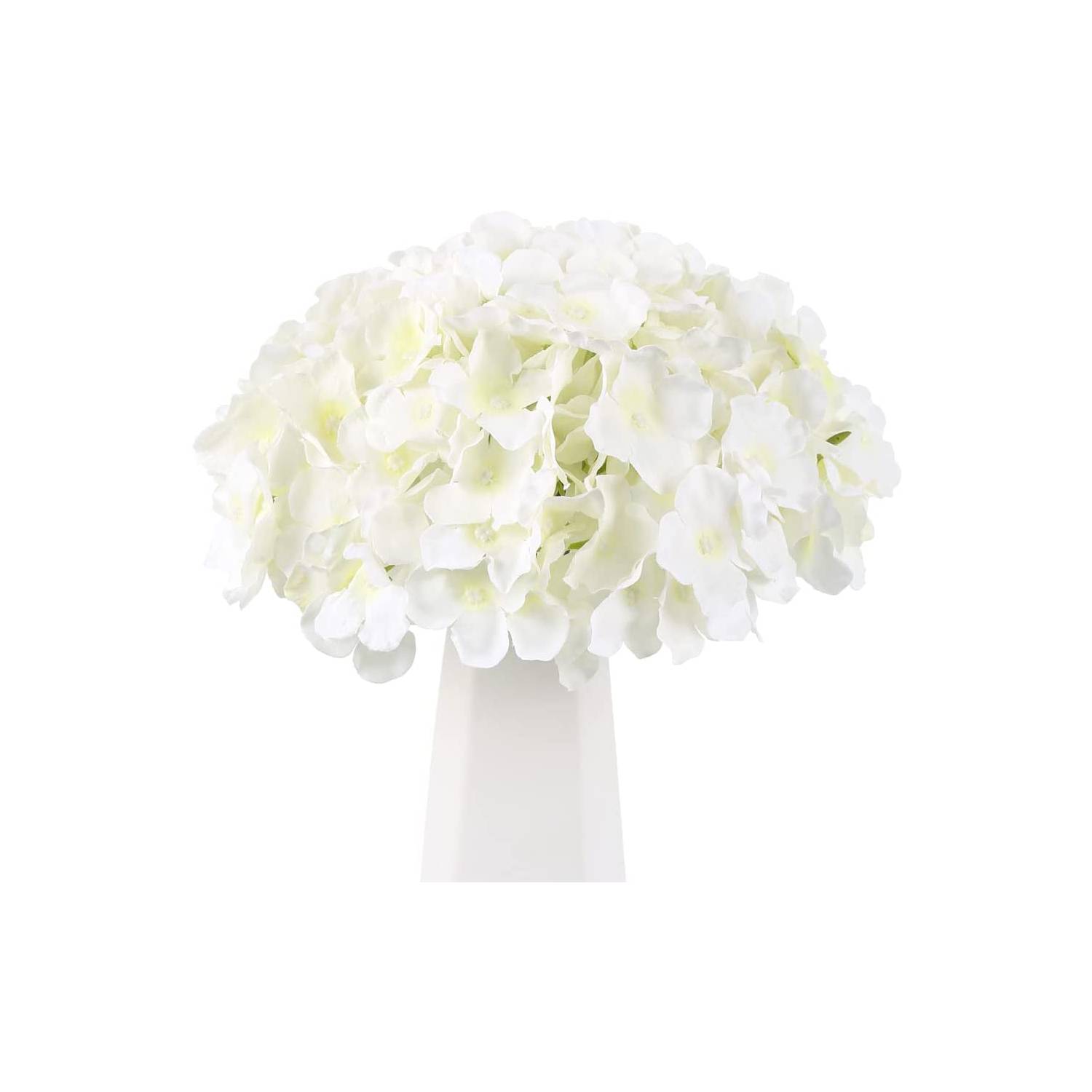 COREL Flor Decorativa Corel Hortensia Blanca 52cm 