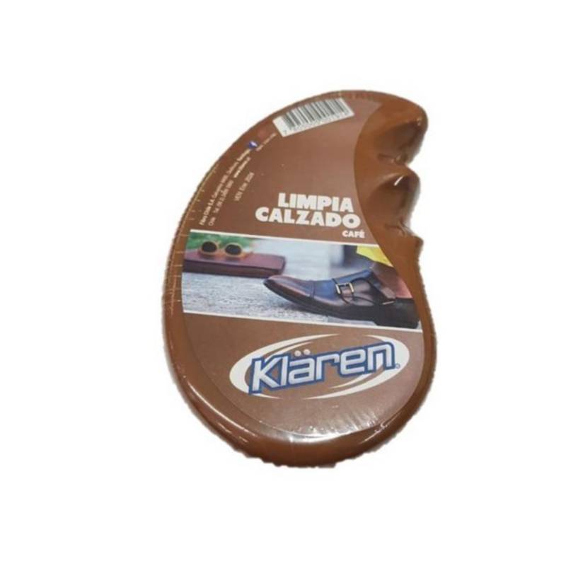KLAREN - Esponja Limpiadora De Calzado Café Klaren
