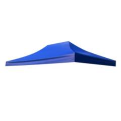 GENERICO - Lona Oxford Engomada Para Toldo Plegable 3x2 MTS Azul Filtro UV
