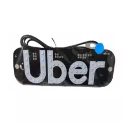 FELIZ - Taxi Uber Luz Led Letrero Luminoso Auto Camioneta Parabrisas