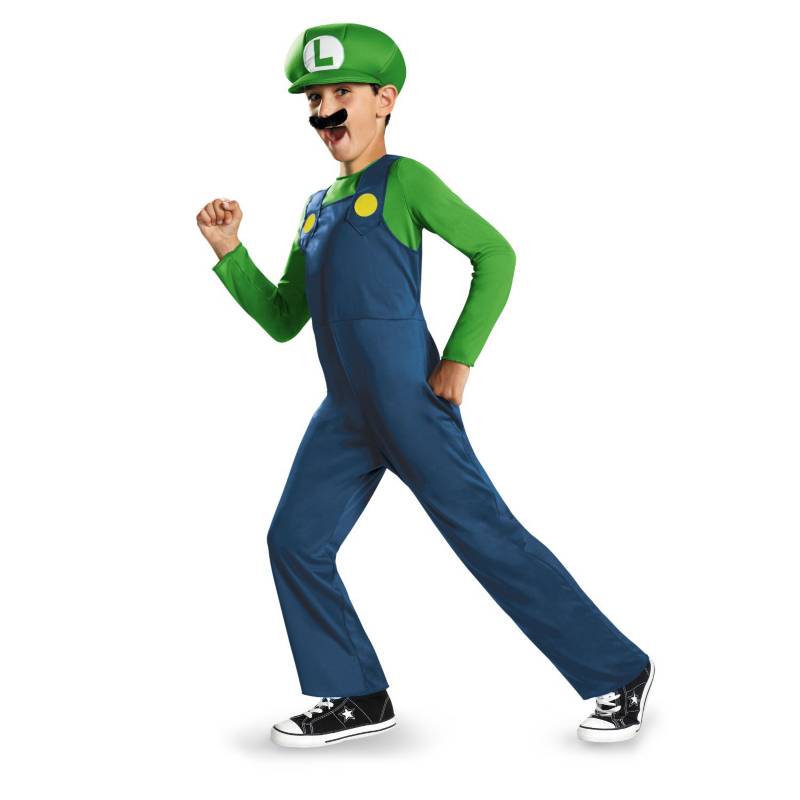 NINTENDO - Disfraz de Luigi de Nintendo Super Mario Bros