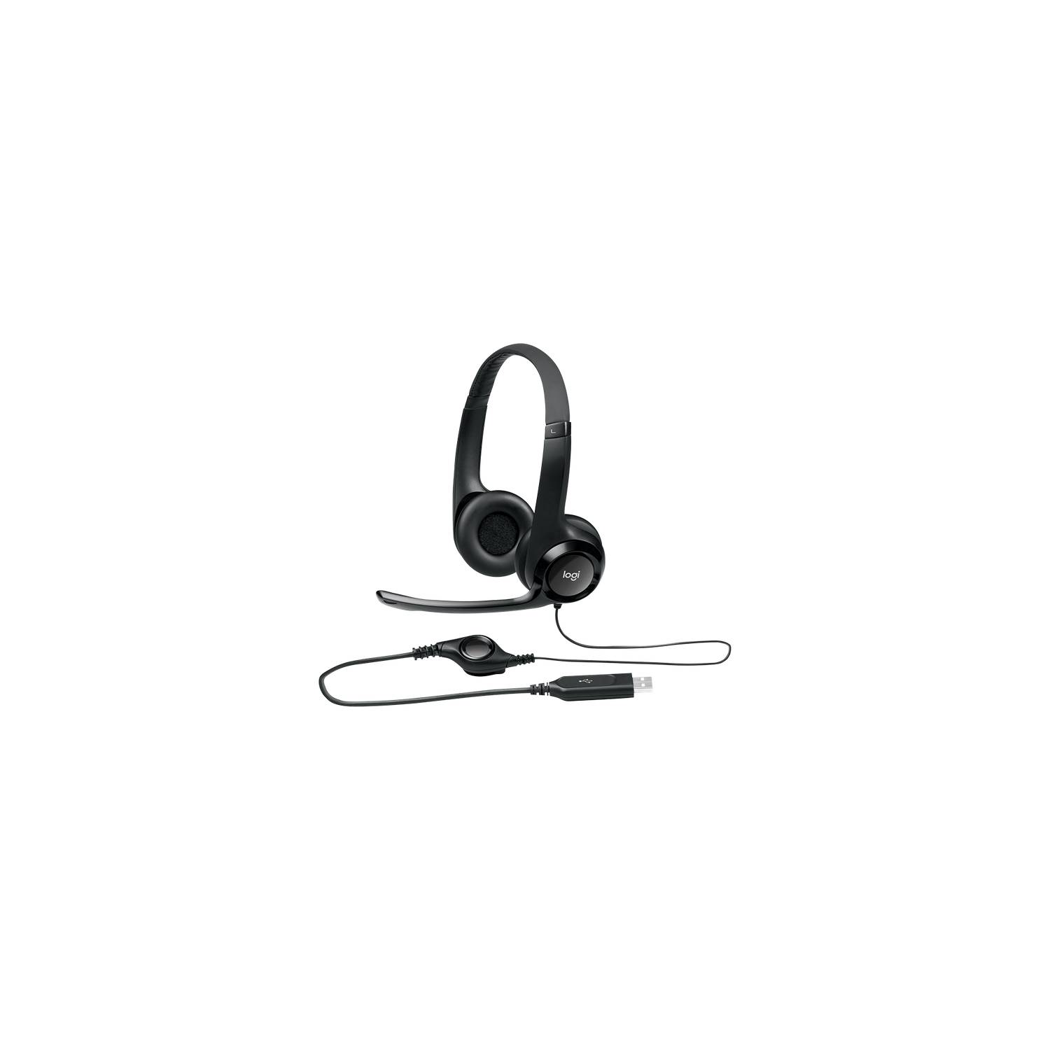 AUDIFONO HEADSET CON MICROFONO USB LOGITECH H390 USB