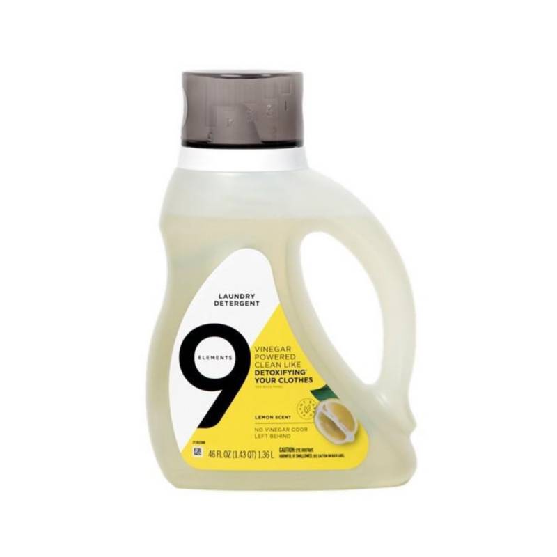 9 ELEMENTS - Detergente Para Ropa Ecológico Limón 1.36lts 9 Elements