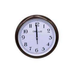 DBLUE - Reloj de Pared Decorativo 39cm Borde Cafe
