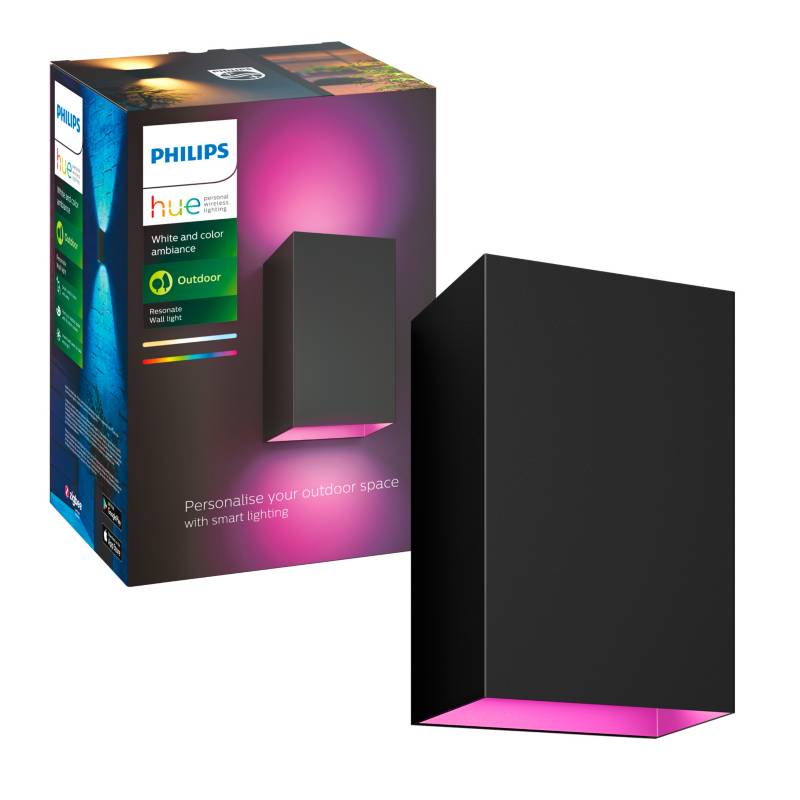 PHILIPS - Aplique De Exterior Philips Hue Doble LED Resonate RGB