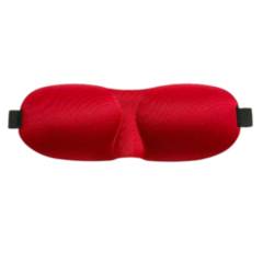 MELISTGO - Antifaz 3D Rojo Italiano para Dormir y Viajar