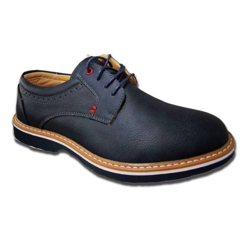 AGTA - Zapatos De Hombre Casual Oxfords 889 - Azul