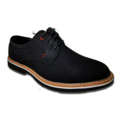 AGTA - Zapatos De Hombre Casual Oxfords Negro 891 - Negro
